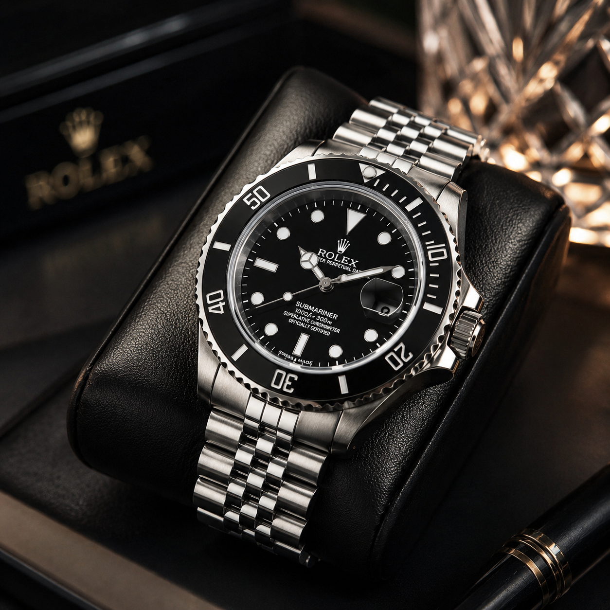 💎ROLEX SUBMARINER (Plateado/Negro)🔥