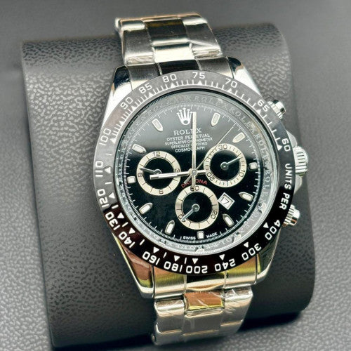 💎ROLEX DAYTONA SEMIAUTOMÁTICO (plateado negro)🔥