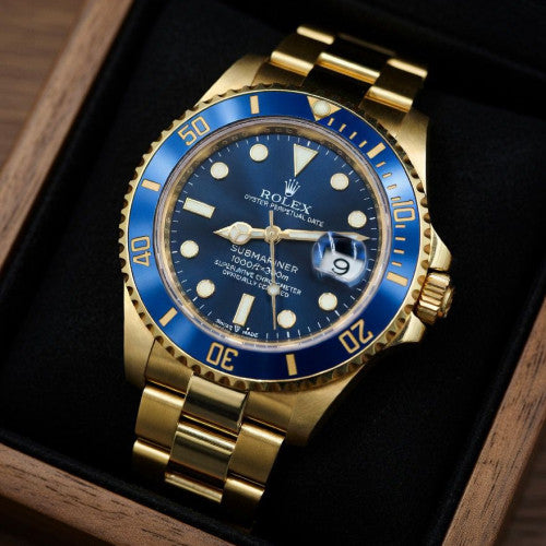 💎ROLEX SUBMARINER DORADO AZUL🔥⌚