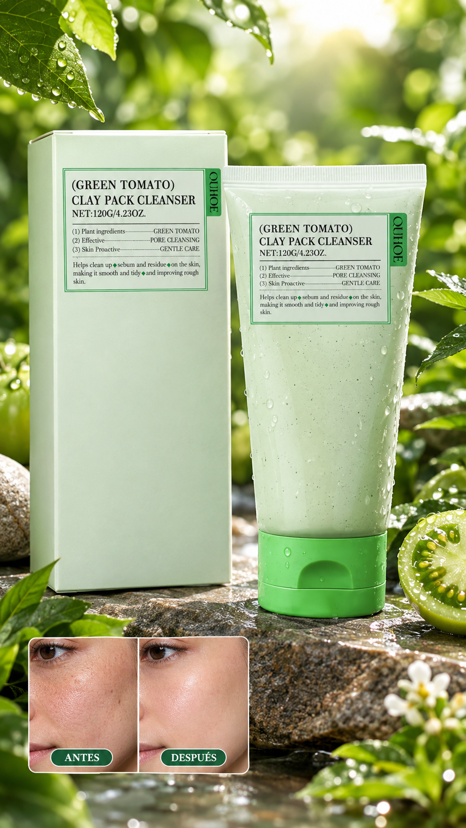 Mascarilla Facial (Tomate verde)