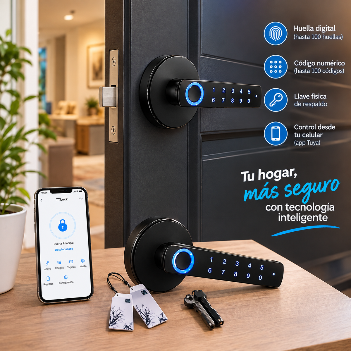 Llavin Electrónico (huella)🔒