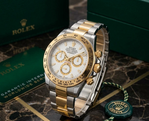 ROLEX DAYTONA SEMIAUTOMÁTICO (Bicolor blanco) 🔥